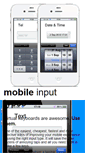 Mobile Screenshot of mobileinputtypes.com